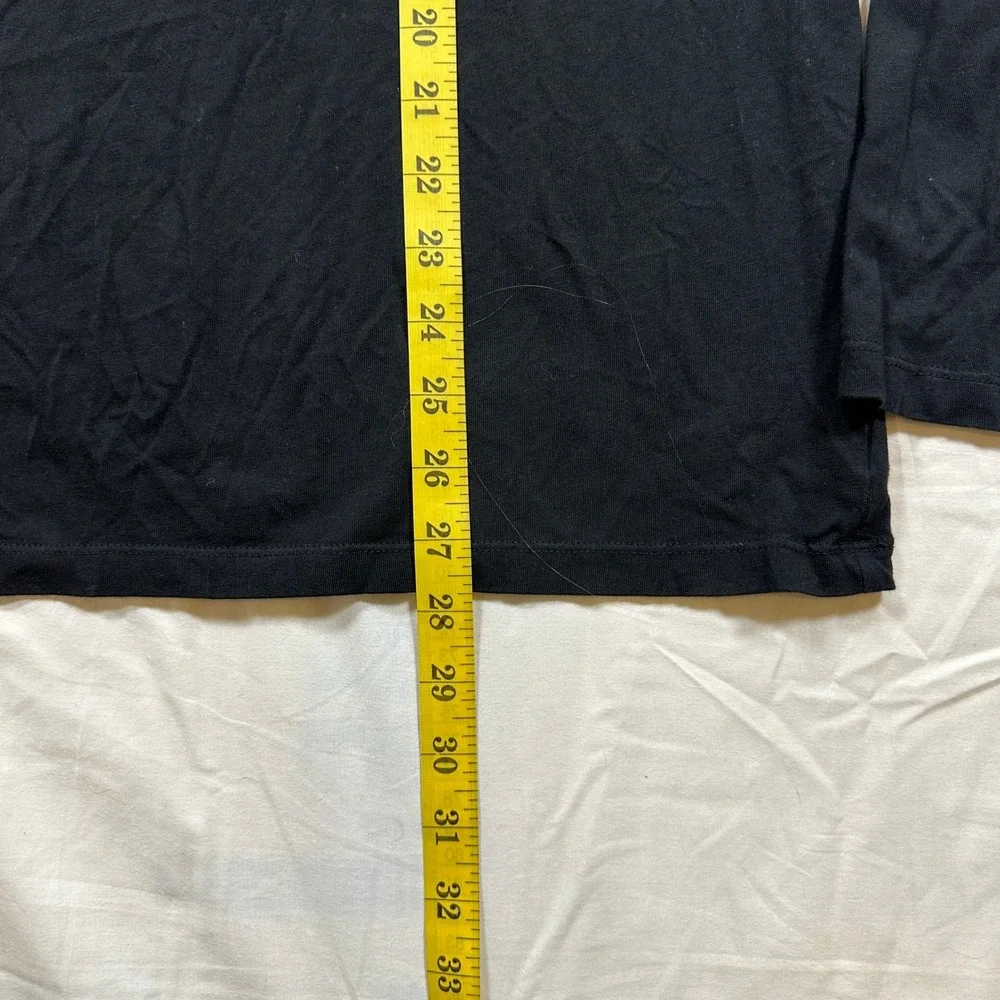 OVO October's Very Own Black Owl Logo Long Sleeve Tee Mens Medium